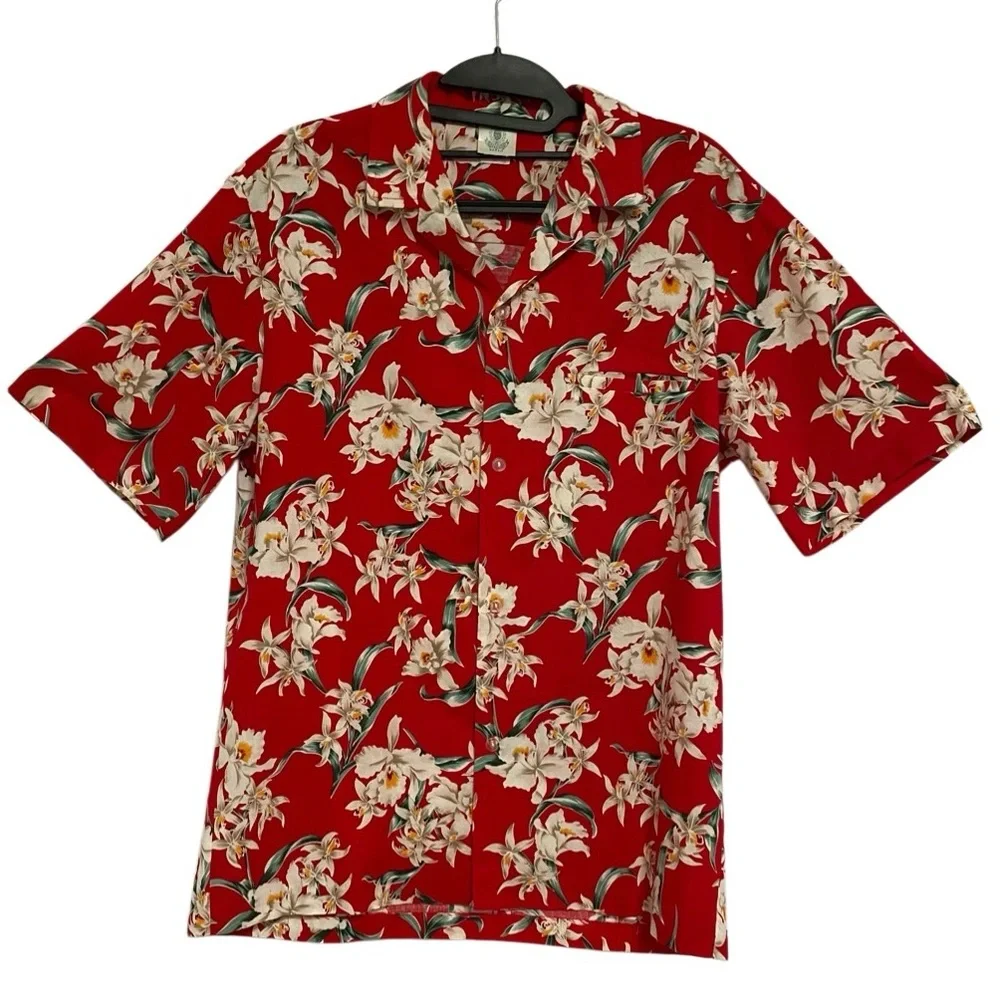 Vintage Royal Hawaiian Creations Button Down Floral Shirt • Made in Hawaii